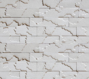 caramida aparenta stil mozaic 3d oliva alb